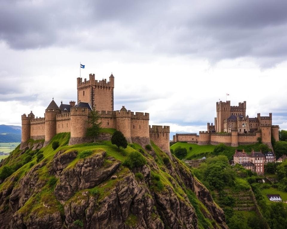 Edinburgh Castle und Stirling Castle, bedeutendste Burgen in Edinburgh