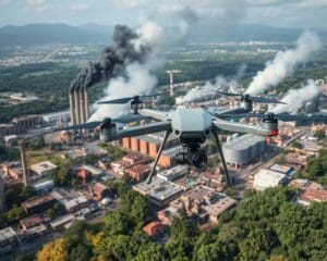 Kann Drohnentechnologie die Schadstoffüberwachung verbessern?