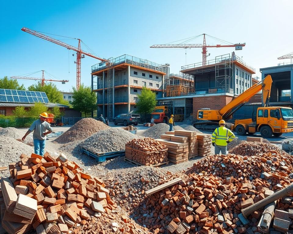 Können Recyclingmethoden die Umweltauswirkungen der Bauindustrie reduzieren?