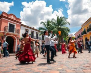 Salsatanz in Cartagena, Kolumbien