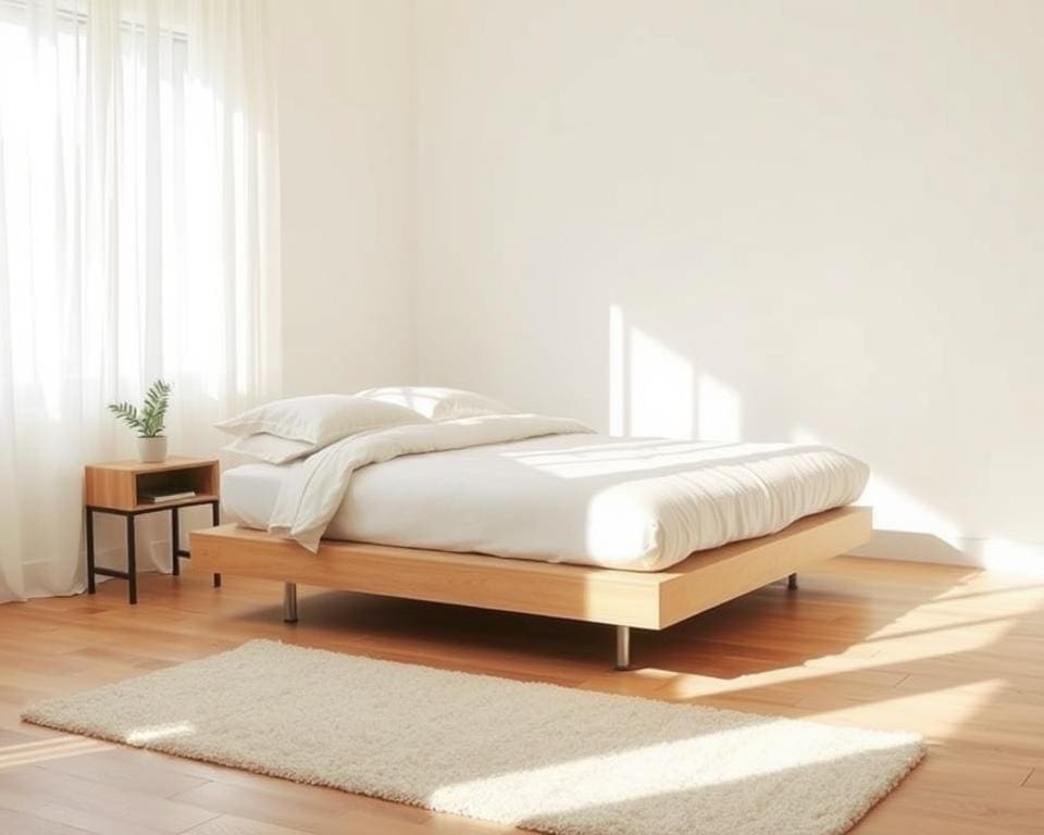 Schlafzimmer minimalistisch einrichten