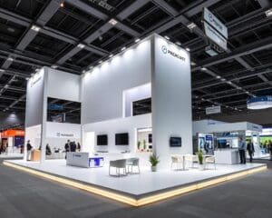 Schnelle Installation: Erhöhter Boden für effiziente Messestände