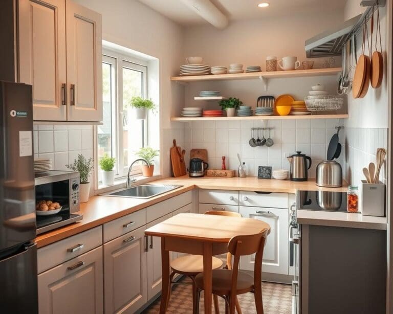 So richtest du eine kleine Küche optimal ein