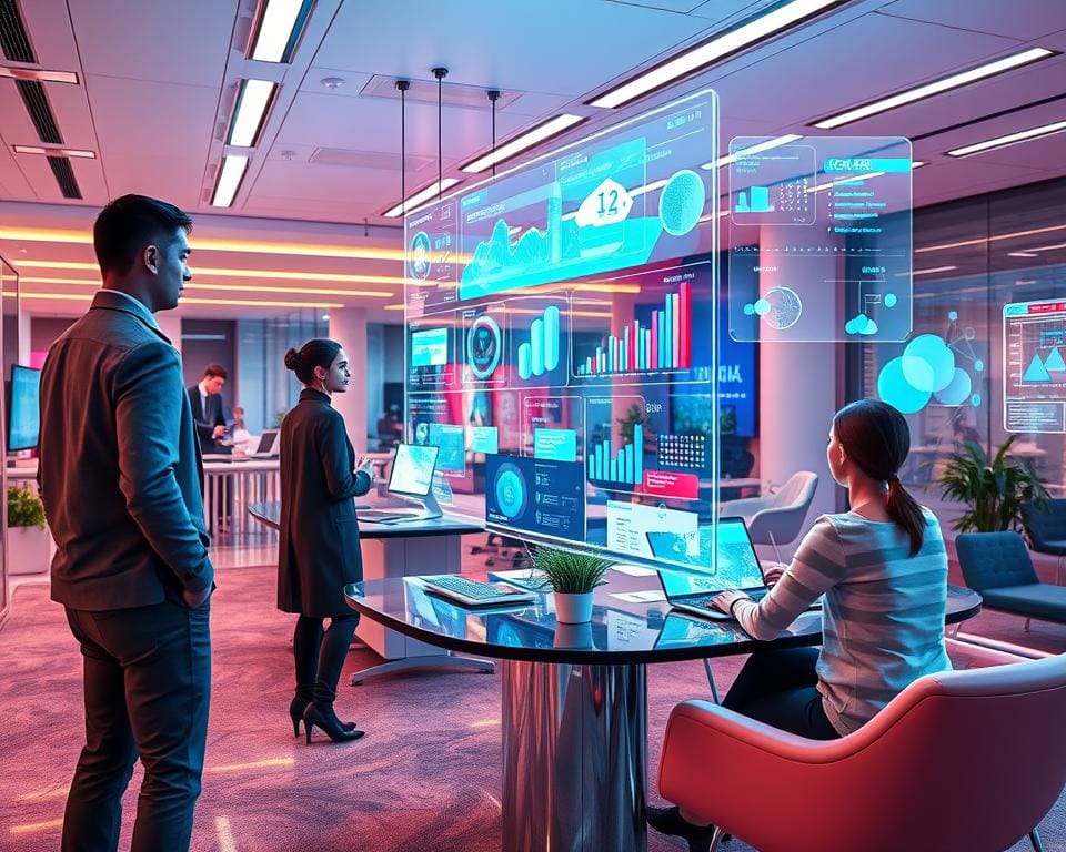 effektiver arbeiten mit holografischen Displays