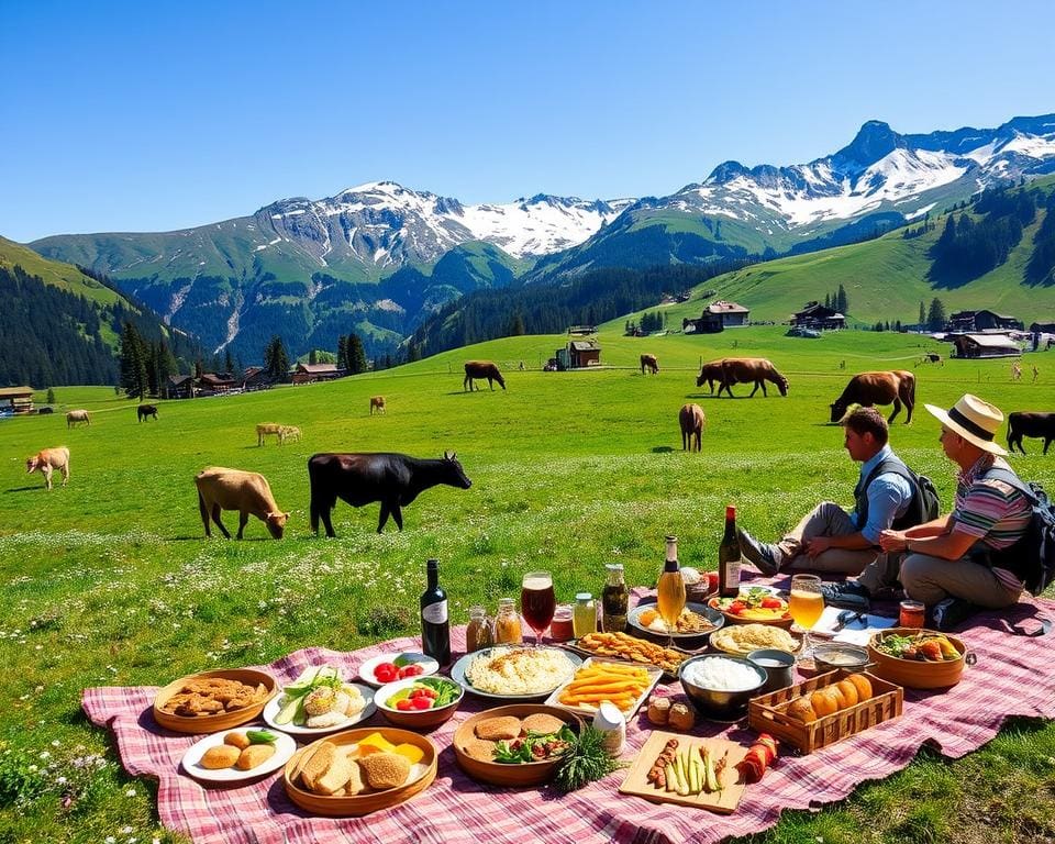 kulinarische Wanderungen in den Alpenregionen