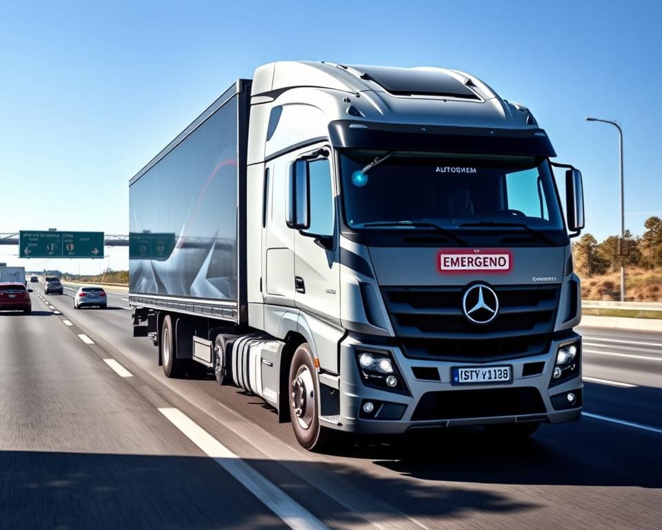 Automatische Notbremsungen für Lastwagen