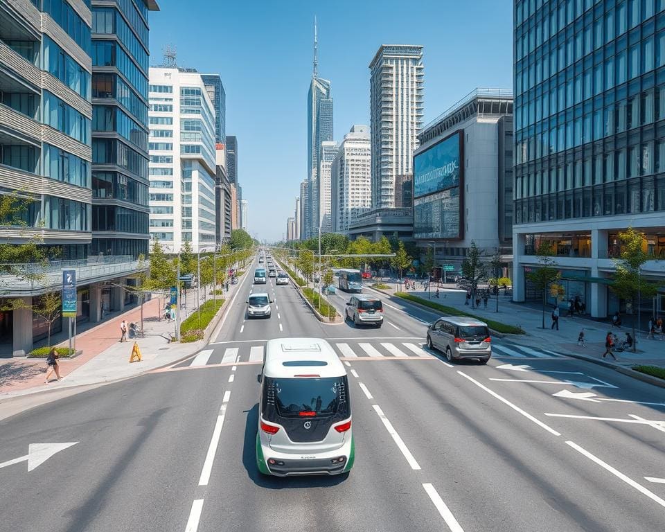 Autonome Fahrzeuge für städtische Logistik