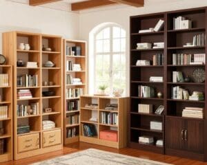Bücherregale aus Massivholz für jedes Budget