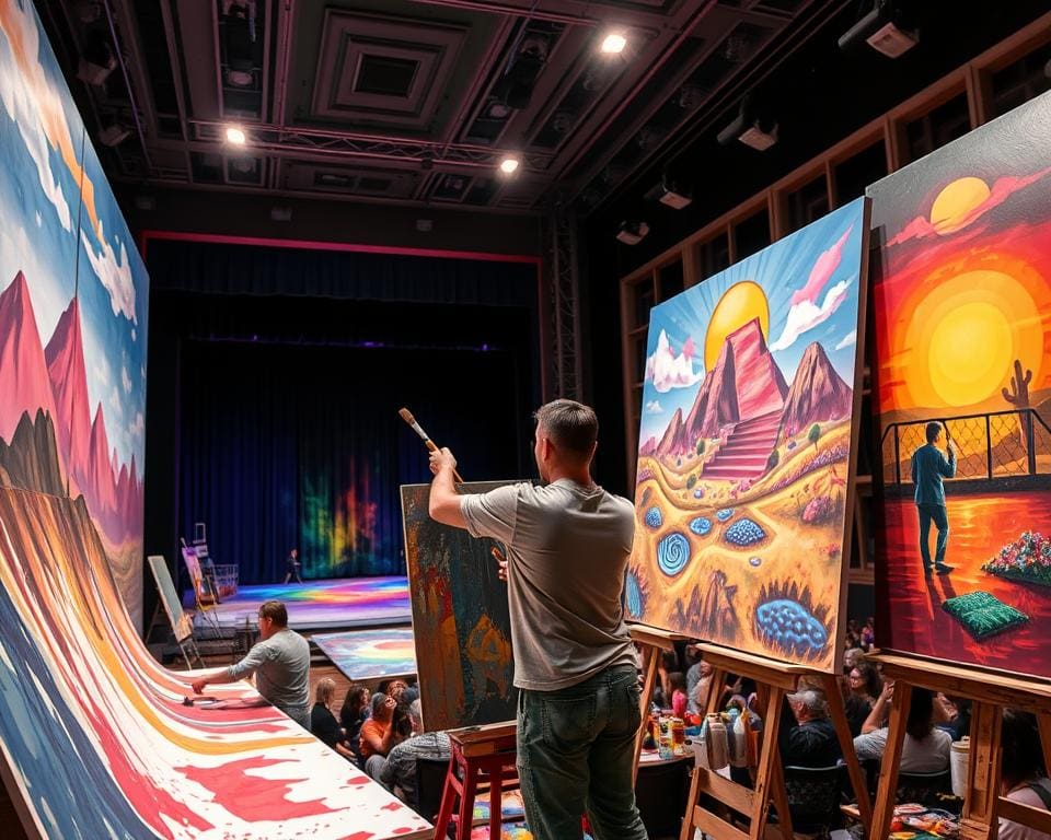 Bühnenmaler: Farbenfrohe Kulissen für große Produktionen