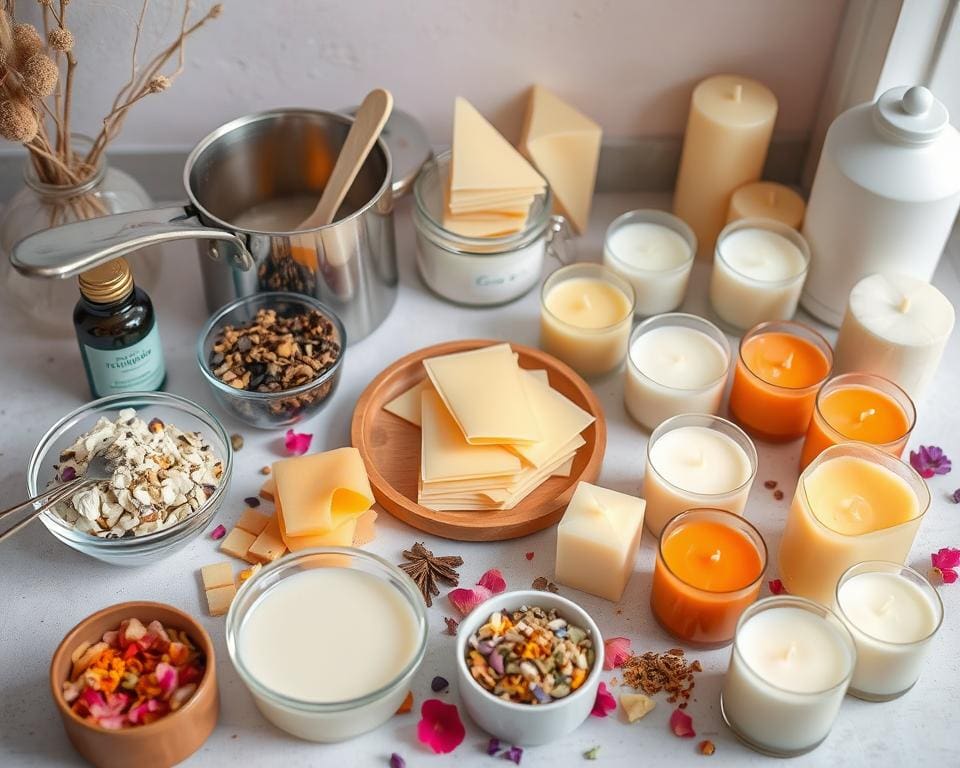 DIY-Projekte für natürliche Kerzen