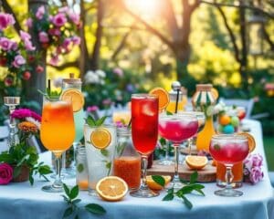 Die besten Drinks für eine gelungene Gartenparty