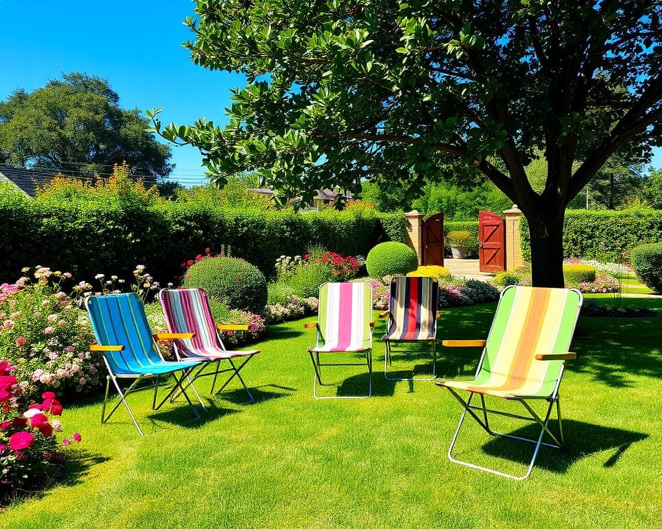 Die besten klappbaren Gartenstühle für den Sommer