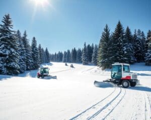 Elektrische Schneeraupen für nachhaltigen Wintertourismus