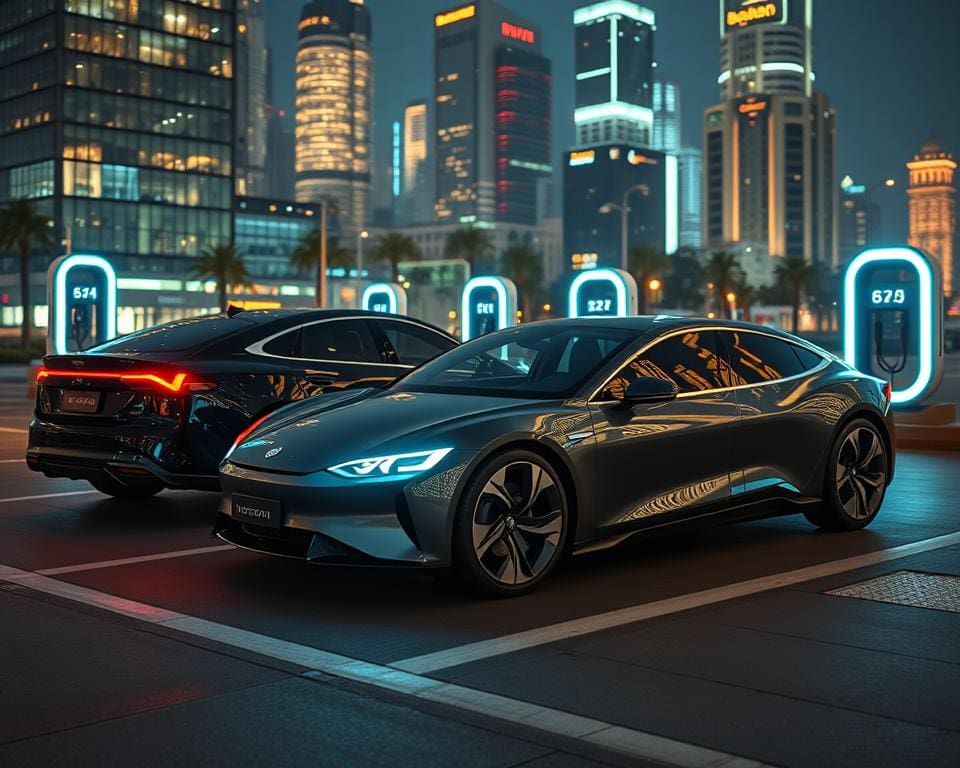 Elektroautos mit Antriebstechnologie und Reichweite