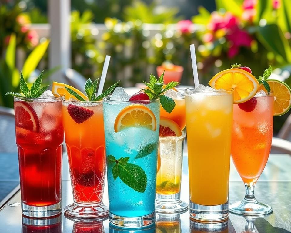 Erfrischende Sommercocktails