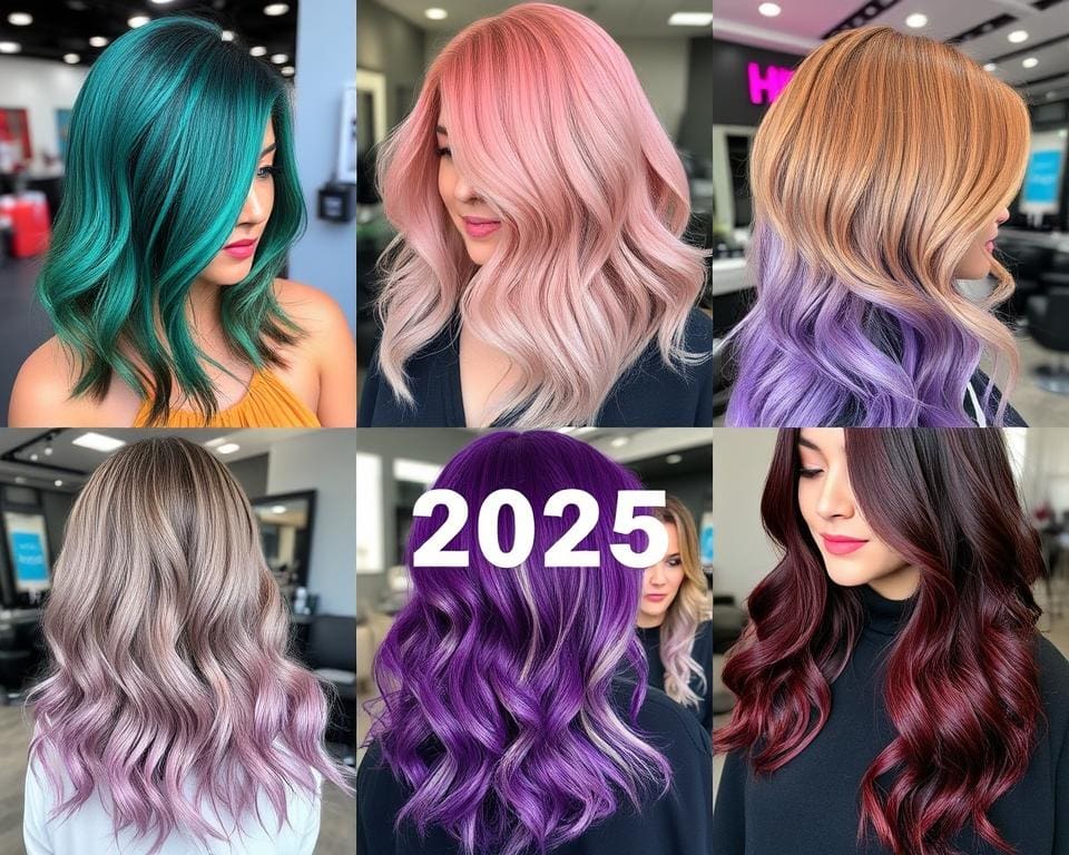 Farbtrends für die Haare 2025