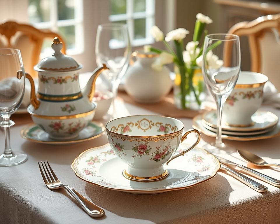 Geschirr aus Porzellan: Klassisch und elegant