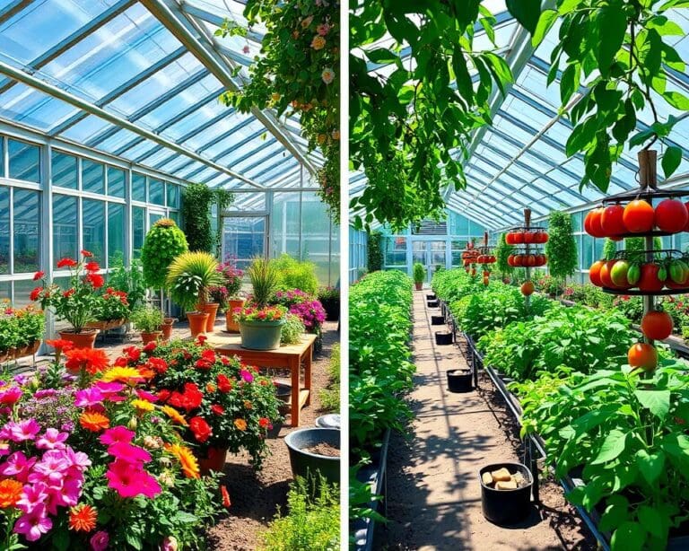 Gewächshäuser im Vergleich: Für Blumen und Gemüse