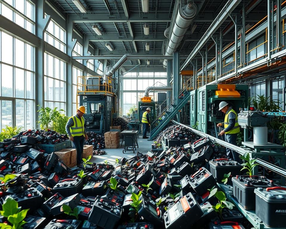 Herausforderungen beim Recycling von Autobatterien