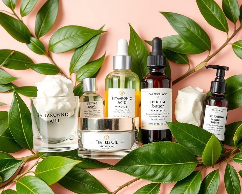 Inhaltsstoffe in Hautpflegeprodukten