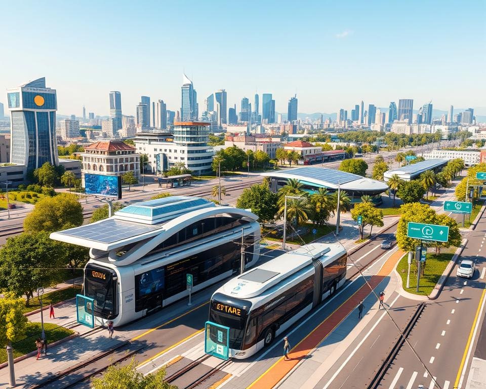 Intelligente Ladeinfrastruktur für Busse und Bahnen