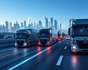 Intelligente Lkw-Flotten: Vernetzung und Effizienz