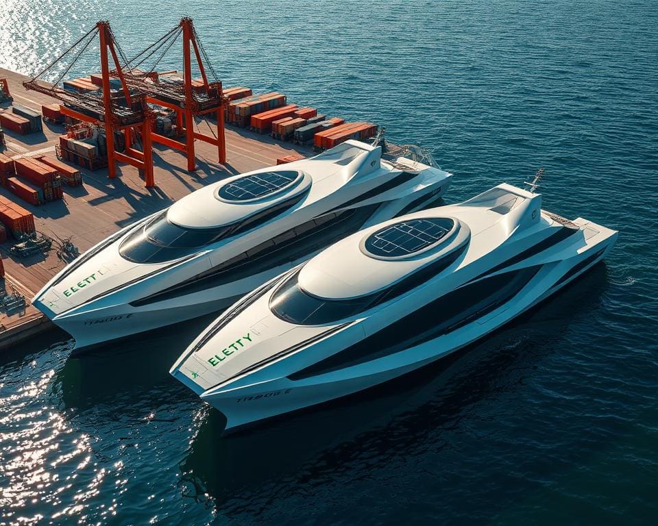 Können elektrische Schiffe die Hafenlogistik optimieren?