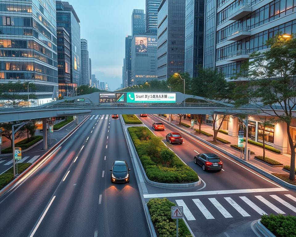 Können smarte Straßen den Verkehrsfluss verbessern?