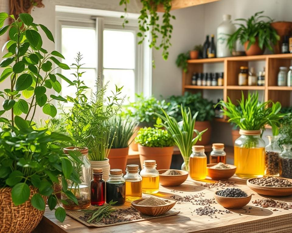 Kräuterkuren für gesunde Haare