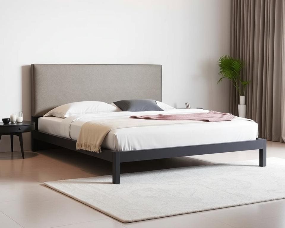 Moderne Bettgestelle mit Polsterkopfteil