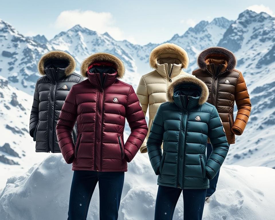 Monclers Produktpalette Daunenjacken