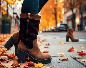 Plateau-Stiefel: Perfekt für kühle Herbsttage