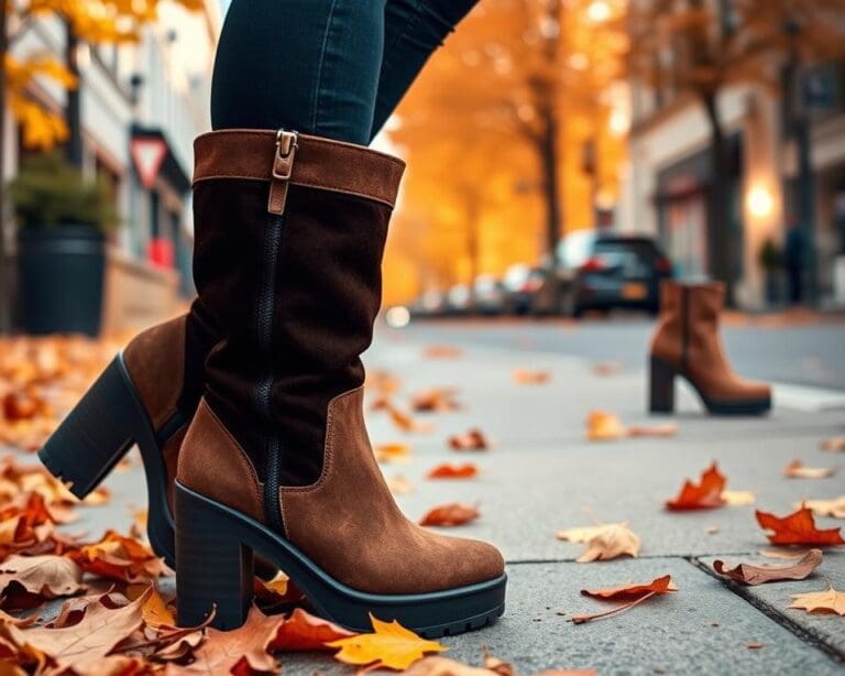 Plateau-Stiefel: Perfekt für kühle Herbsttage