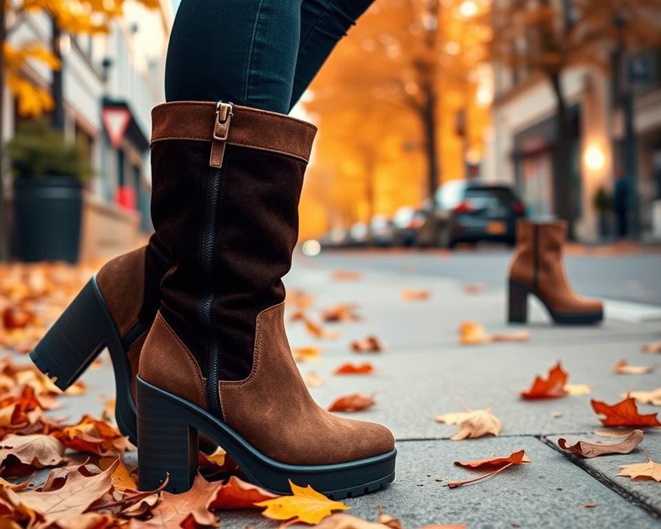 Plateau-Stiefel: Perfekt für kühle Herbsttage