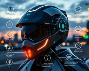 Smarte Motorradhelme: Sicherheit und Technologie