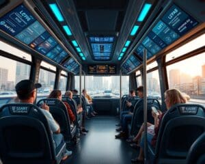 Smarte Technologien in Stadtbussen