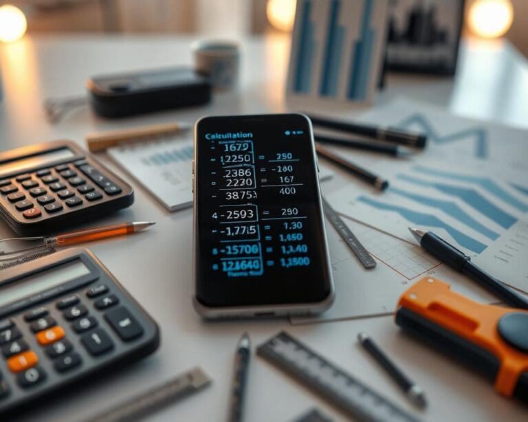 Smartphones als Werkzeuge für präzise Kalkulationen