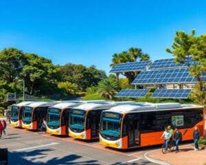 Solarbetriebene Elektrobusse: Umweltfreundlicher Nahverkehr