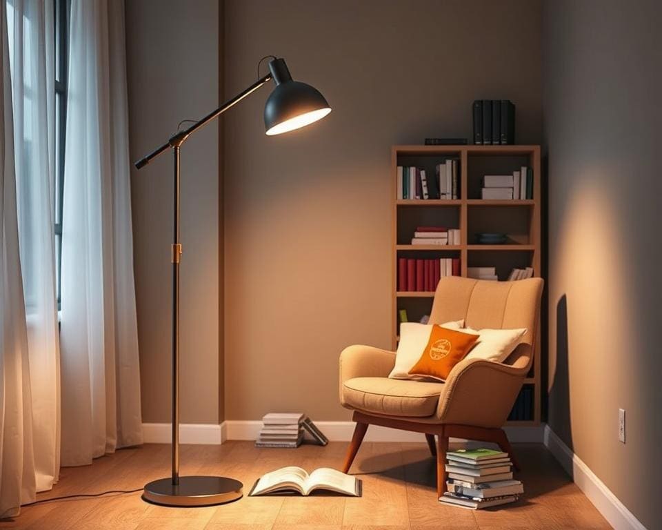 Stehlampen mit verstellbarem Arm für Leseliebhaber