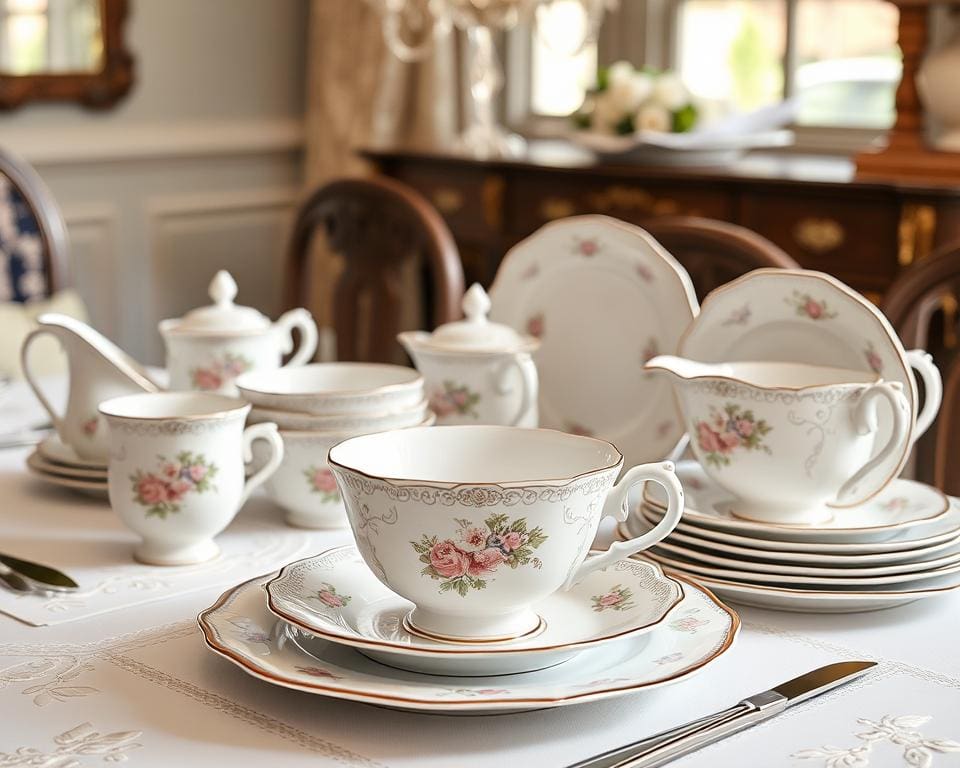Stilvolle Designs von Porzellan