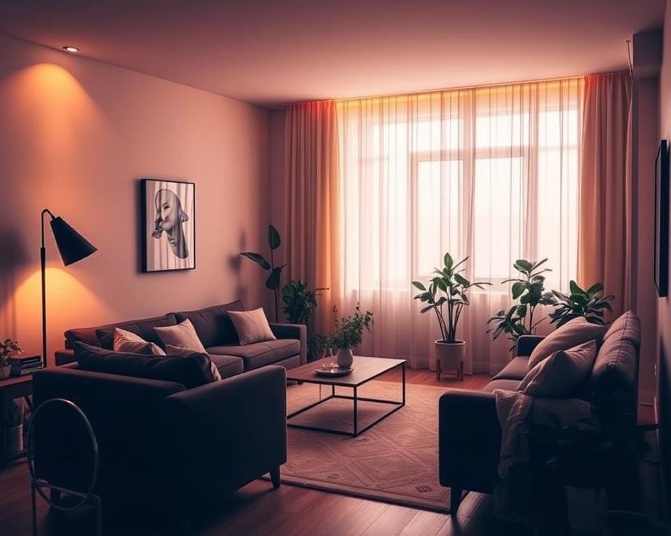 Stimmungsbeleuchtung LED im Wohnbereich