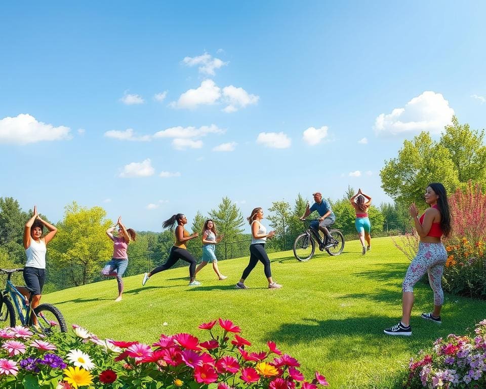 Stressabbau durch Bewegungsaktivitäten