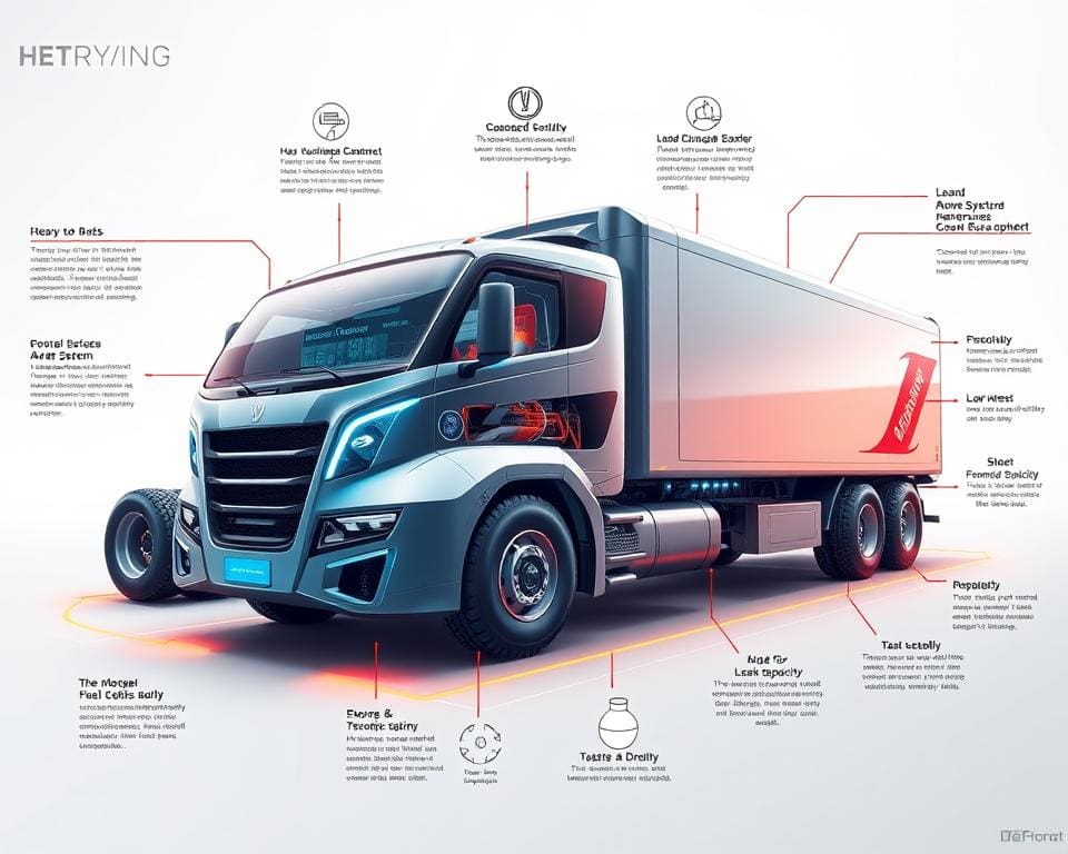 Technische Spezifikationen von Wasserstoff-Lkw