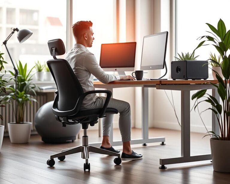 Tipps für eine gesunde Haltung im Büroalltag