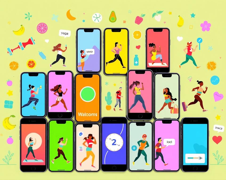 Top Fitness-Apps für verschiedene Bedürfnisse