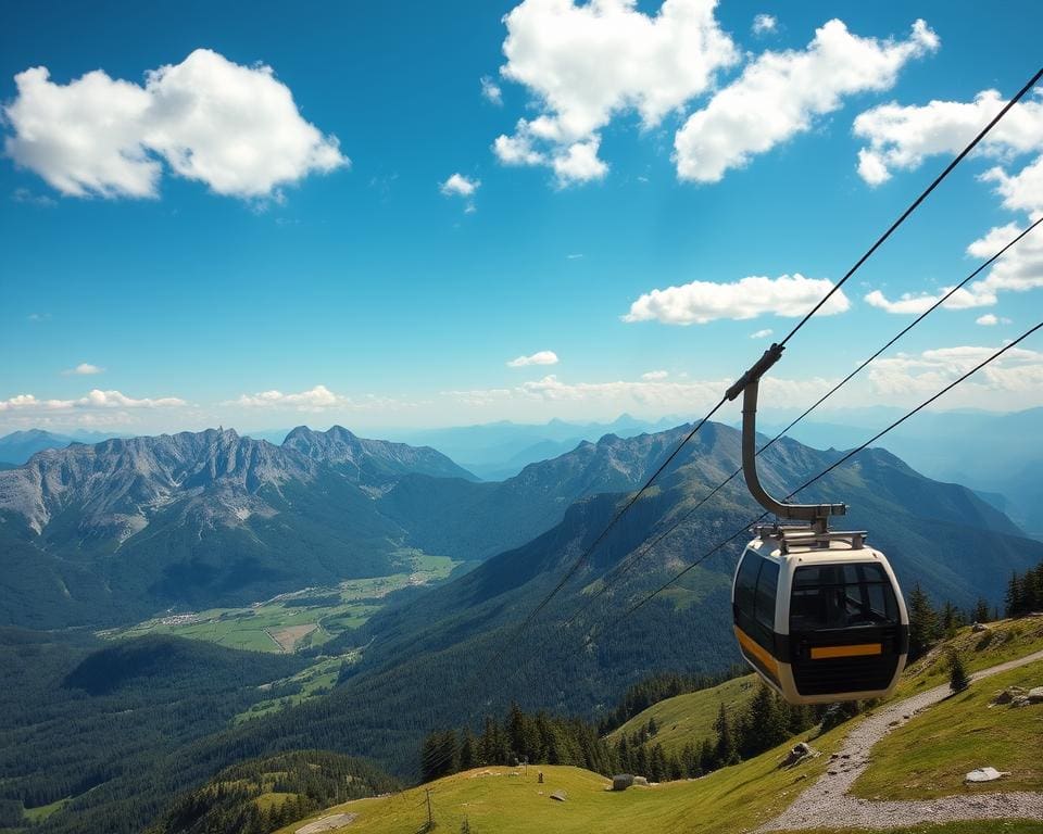 Top-Seilbahnen Untersberg Gaisberg Panorama