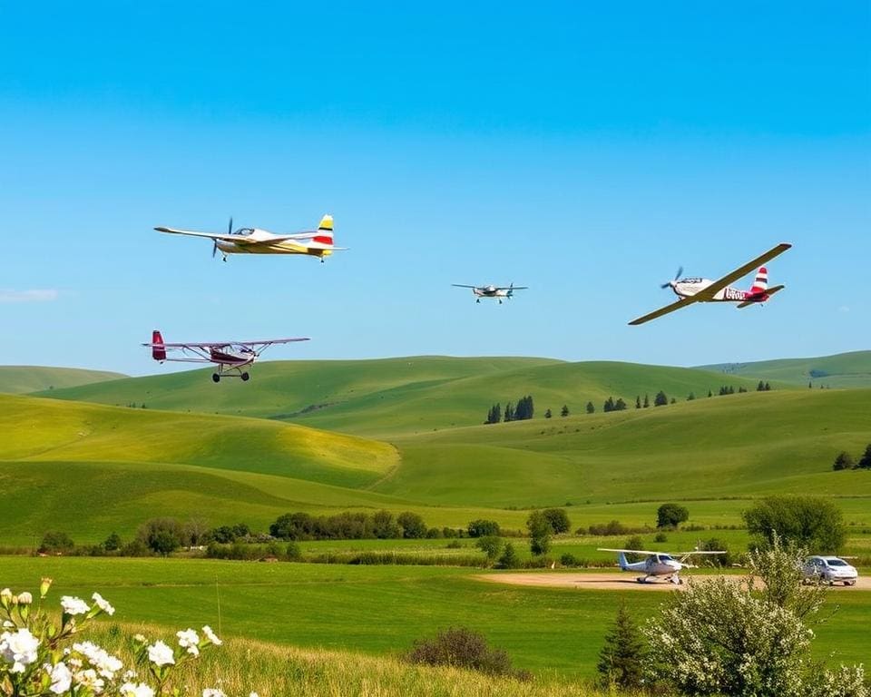 Ultraleichte Flugzeuge für Kurzstreckenflüge