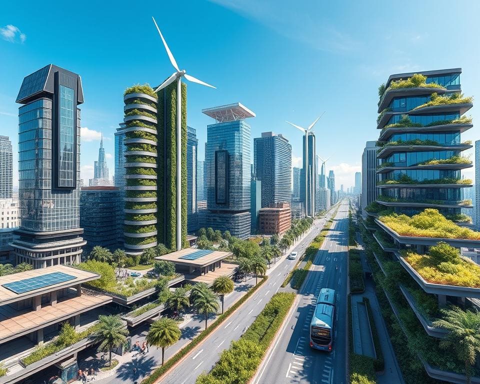 Umweltfreundliche Technologien in Großprojekten