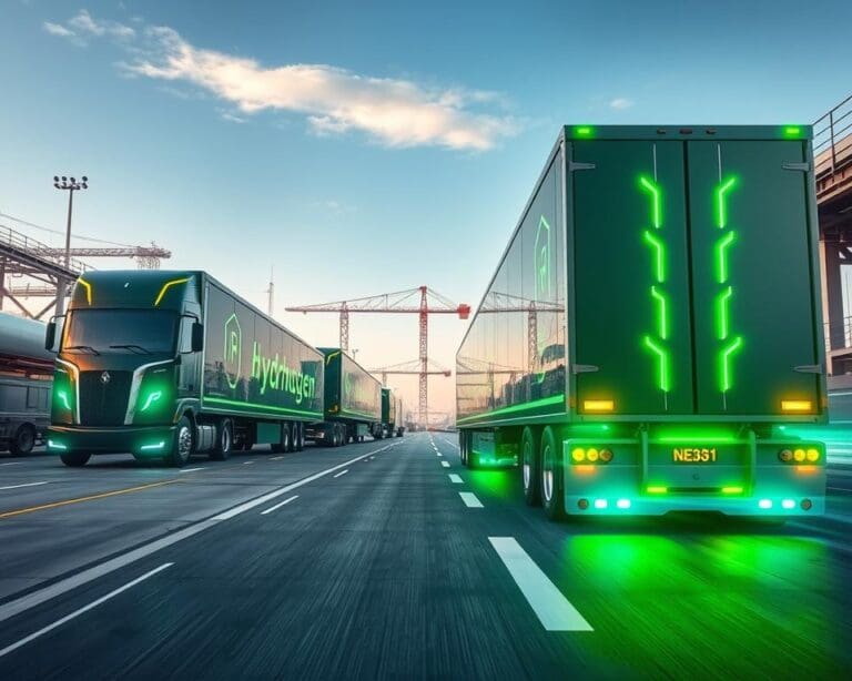 Wasserstoffbetriebene Fahrzeuge für schwere Lasten