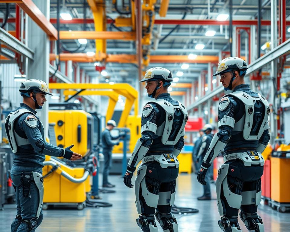 Welche Fortschritte gibt es bei Exoskeletten in der Industrie?